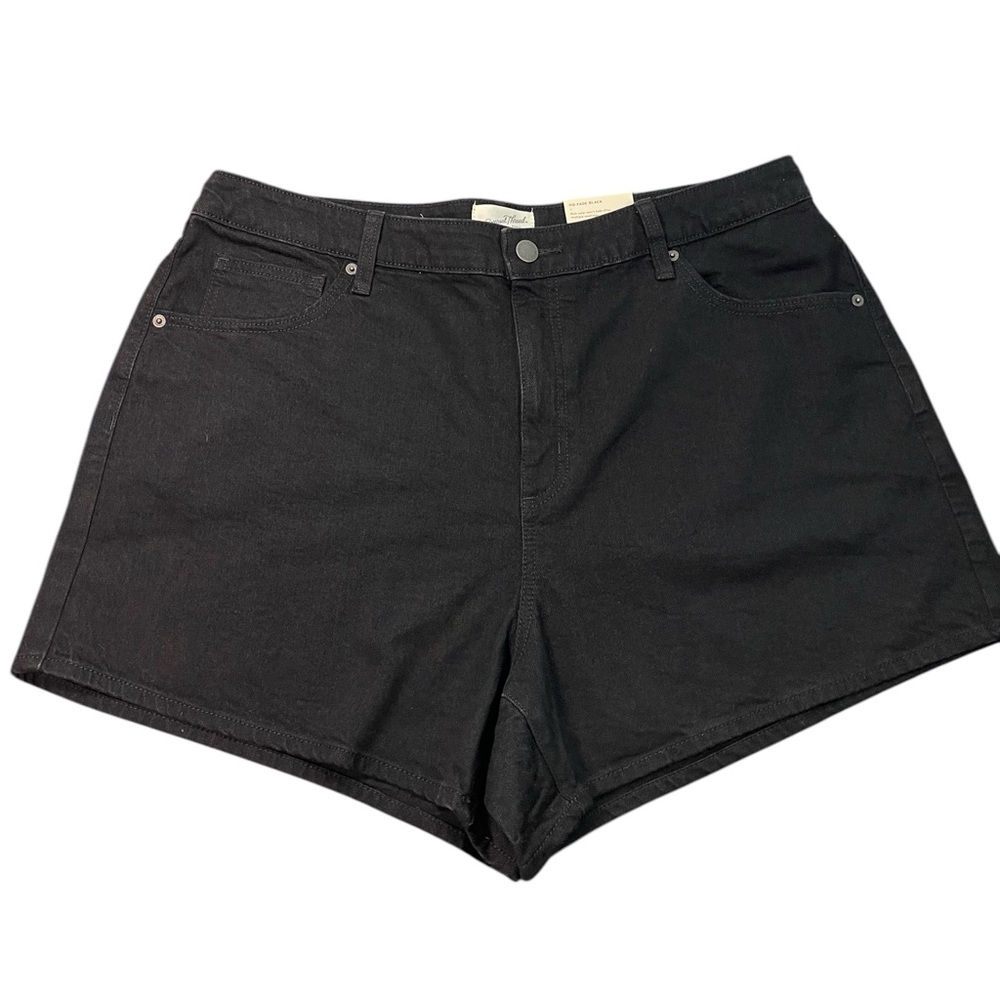 NWT Universal Thread Women's‎ Black Washed 90s Cutoff Jean Shorts Size 17/R #DT